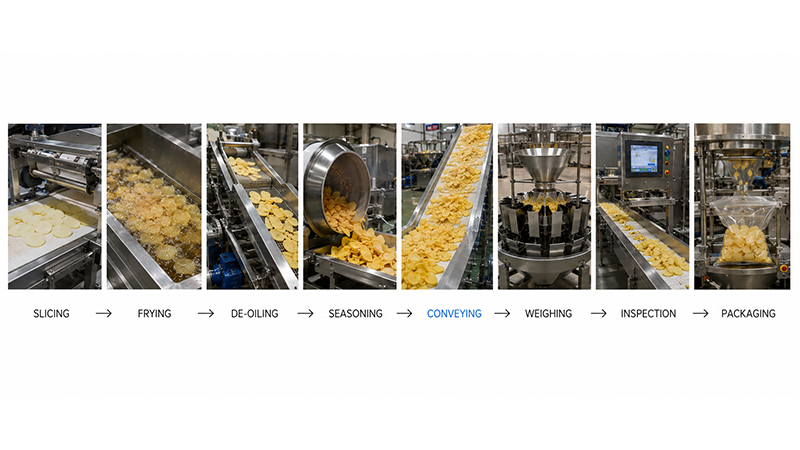 The Role of Conveying in Modern Potato Chip Production