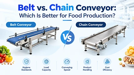 Belt vs. Chain Conveyor: Which Is Better for Food Production?